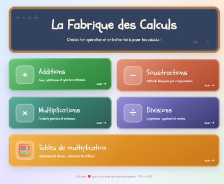 Site Web pour les Maths